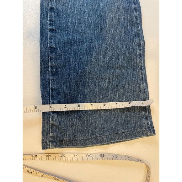 Lee Womens Vintage 1990s Jeans Relaxed Boot Cut Mid Rise Blue Size 6 Short - Picture 7 of 10